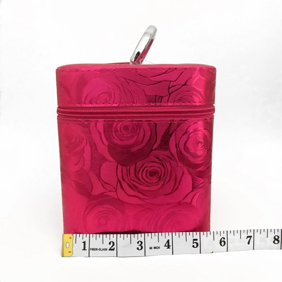 Karriage Mate Metallic Pink Rose Cosmetic Box - Picture 4 of 6